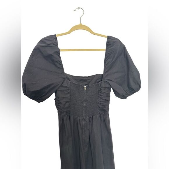 Reformation Rachelle Dress in black cotton - Picture 9 of 10